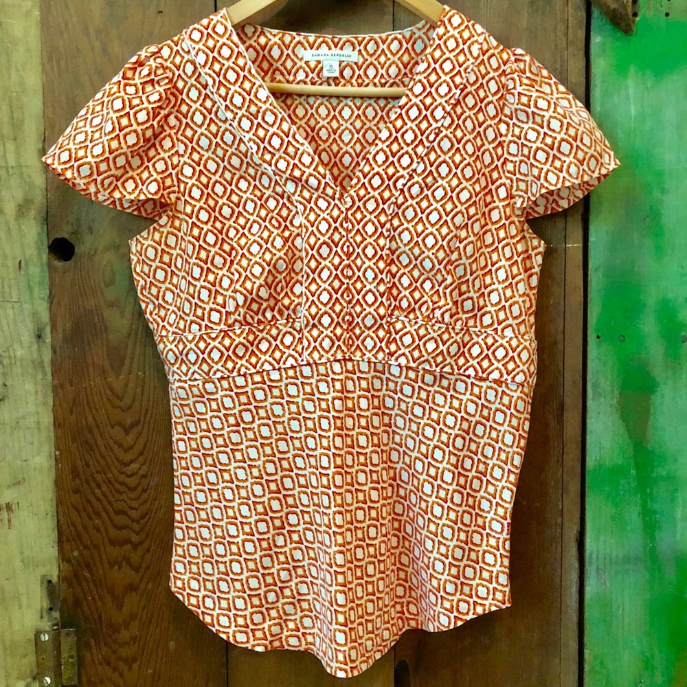 Banana Republic silk top